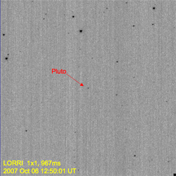 Снимок Плутона аппаратом New Horizons