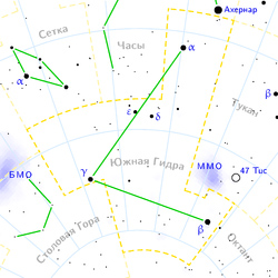 созвездие Южная Гидра