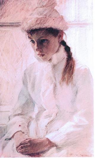 «Снегурочка». Картина— Людмила Скубко-Карпас, 1967; фото — Юрий Скубко, 2013