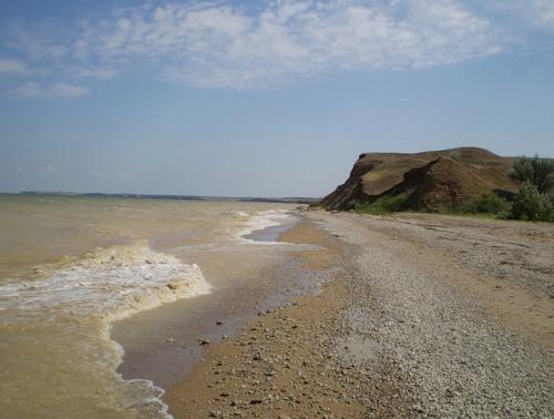 берег Цимлянского водохранилища