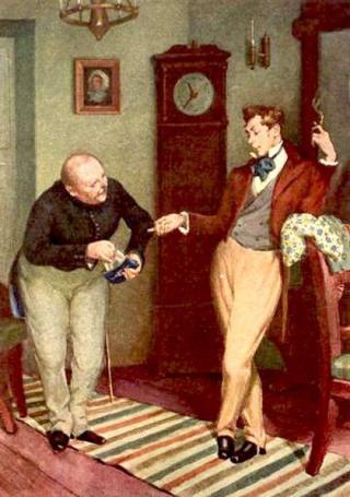 Художник  Л. Константиновский &quot;Хлестаков и Шпекин&quot;, 1951