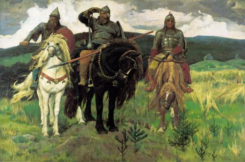 Три богатыря  В.М. Васнецова